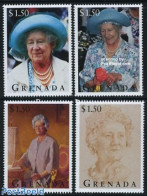 Grenada 1995 Queen Mother 4v, Mint NH, History - Kings & Queens (Royalty) - Königshäuser, Adel