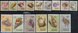 Kenia 1971 Definitives, Shells 15v, Mint NH, Nature - Shells & Crustaceans - Marine Life