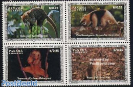 Panama 1996 Mammals 4v [+], Mint NH, Nature - Animals (others & Mixed) - Cat Family - Panama