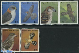 Papua New Guinea 1985 Birds 3x2v [:], Mint NH, Nature - Birds - Birds Of Prey - Papoea-Nieuw-Guinea