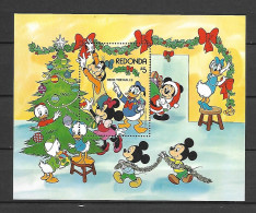 Disney Redonda 1983 Christmas - Deck The Halls MS MNH - Disney