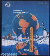 Chile 1989 World Stamp Expo S/s, Mint NH, Nature - Science - Bears - Sea Mammals - The Arctic & Antarctica - Chili