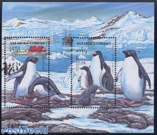 Chile 1993 Antarctic Territory S/s, Mint NH, Nature - Science - Birds - Penguins - The Arctic & Antarctica - Cile