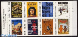 Finland 1997 20th Century Books 8v In Booklet, Mint NH, Stamp Booklets - Art - Authors - Children's Books Illustration.. - Unused Stamps