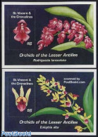 Saint Vincent 1994 Orchids 2 S/s, Mint NH, Nature - Flowers & Plants - St.Vincent (1979-...)