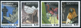 Denmark 2009 Copenhagen Zoo 4v, Mint NH, Nature - Animals (others & Mixed) - Birds - Elephants - Frogs & Toads - Monke.. - Nuovi