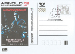 CDV A  Czech Republic Sberatel/Collector/Sammler A. Schwarzenegger 2017 Terminator 2 - Kino