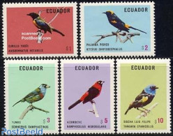 Ecuador 1973 Birds 5v, Mint NH, Nature - Birds - Equateur