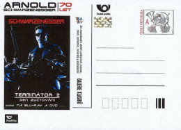 CDV A  Czech Republic Sberatel/Collector/Sammler A. Schwarzenegger 2017 Terminator 2 - Kino