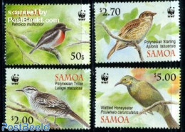 Samoa 2009 WWF, Birds 4v, Mint NH, Nature - Birds - World Wildlife Fund (WWF) - Samoa