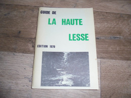 GUIDE DE LA HAUTE LESSE 1976 Régionalisme Ardenne Anlou Froidlieu Revogne Transinne Neupont Ochamps Opont Halma Gembes - Belgium