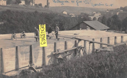 BELLEGARDE (Ain) - Fin De Construction Du Réservoir En Ciment Armé - Carte-Photo Robert Ehrer, 10 Juin 1925 (2 Scans) - Bellegarde-sur-Valserine