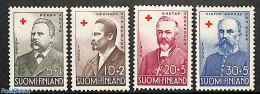 Finland 1956 Red Cross 4v, Mint NH, Health - Religion - Red Cross - Religion - Ongebruikt