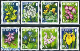 Jersey 2006 Definitives, Wild Flowers 8v, Mint NH, Nature - Flowers & Plants - Jersey