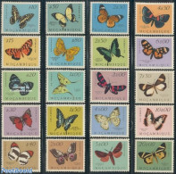 Mozambique 1953 Butterflies 20v, Mint NH, Nature - Butterflies - Mozambique