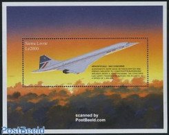 Sierra Leone 1997 History Of Abviation S/s, Concorde, Mint NH, Transport - Concorde - Aircraft & Aviation - Concorde