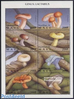 Mali 1996 Mushrooms 8v M/s (8x200F), Mint NH, Nature - Mushrooms - Mushrooms