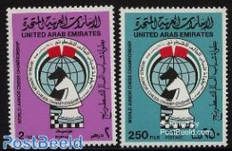 United Arab Emirates 1985 Chess Championship 2v, Mint NH, Sport - Chess - Ajedrez