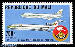 Mali 1985 ASECNA 1v, Mint NH, Transport - Aircraft & Aviation - Aerei