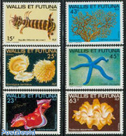 Wallis & Futuna 1979 Marine Life 6v, Mint NH, Nature - Shells & Crustaceans - Marine Life