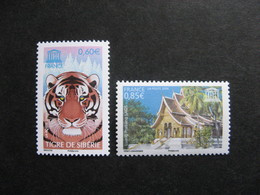 TB Paire De Timbres De Service N° 134 Et N°135, Neufs XX . - Nuevos