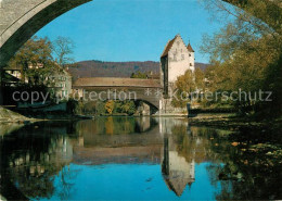 13598131 Baden AG Partie An Der Limmat Holzbruecke Baden AG - Autres & Non Classés