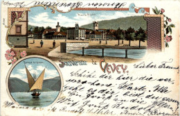 Souvenir De Vevey - Litho - Vevey