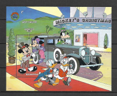 Disney Redonda 1990 Christmas - V-16 Cadillac MS MNH - Disney