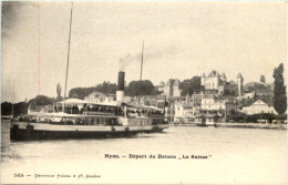 Nyon - Depart Du Bateau La Suisse - Nyon