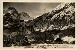 Kandersteg - Kath Kirche Und Hotel Bernerhof - Kandersteg