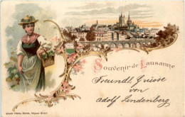 Souvenir De Lausanne - Litho - Lausanne