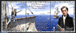 Pitcairn Islands 2017 Robert Pitcairn 2v+tab [:T:], Mint NH, Nature - Transport - Birds - Ships And Boats - Schiffe