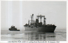USA : Bateau Détection Radar USS Protector (AGR 11 Ex Liberty Ship Warron P. Marks) - Boats