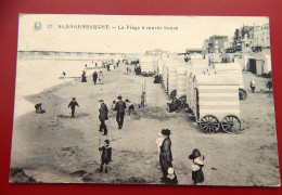 BLANKENBERGE  - La Plage à Marée Basse  -  1921 - Blankenberge