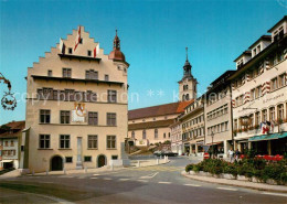 13595421 Sursee Stadtpartie Mit Rathaus Und Pfarrkirche Sursee - Other & Unclassified