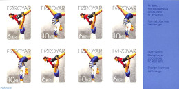 Faroe Islands 2009 Gymnastics Booklet S-a, Mint NH, Sport - Gymnastics - Stamp Booklets - Gymnastics