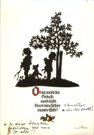 Georg Plischke - Scherenschnitt - Silhouette