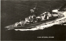 USS Stickell - Krieg