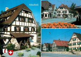 13594934 Allschwil Teilansichten Muehlrad Fachwerkhaeuser Allschwil - Sonstige & Ohne Zuordnung