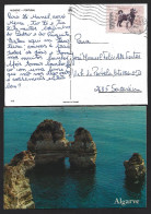 Algarve Water Dog. Obliteration Of Loulé. Postcard From Praia Da Rocha. Algarve Waterhond. Vernietiging Van Loulé. Ansic - Hunde