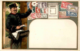 Postbote - Briefmarken - Litho - Poste & Facteurs