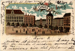 Gruss Aus Leipzig - Litho - Leipzig