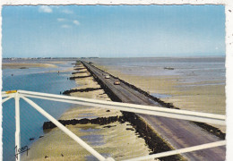 85. ÎLE DE NOIRMOUTIER. CPSM. PASSAGE DU GOIS . VUE PRISE DE LA BALISE REFUGE - Ile De Noirmoutier