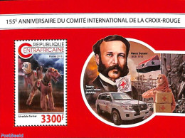 Central Africa 2018 Red CRoss S/s, Mint NH, Health - Nature - Red Cross - Dogs - Croix-Rouge