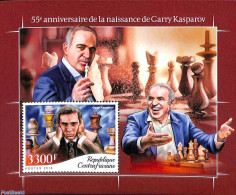Central Africa 2018 Garry Kasparov S/s, Mint NH, Sport - Chess - Schaken