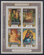 Niue 1986 - NOEL - VATICAN MUSEUM - FIRST VISIT Of A POPE To South Pacific - Michel 16 Eur. - MNH - Musées