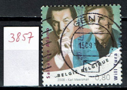 België OBP 3857 - La Musique Belge, Belgische Muziek, Variété, Will Tura, Salvatore Adamo - Used Stamps