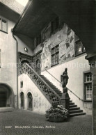 13588992 Rheinfelden AG Rathaus Treppe Fassadenmalerei Rheinfelden AG - Autres & Non Classés