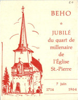 Beho - Jubile Du Quart De Millenaire De L Eglise St. Pierre - Sonstige & Ohne Zuordnung