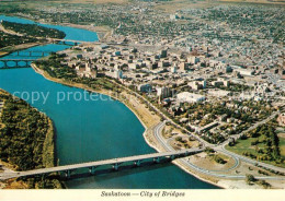 13576783 Saskatoon City Of Bridges Aerial View Saskatoon - Zonder Classificatie